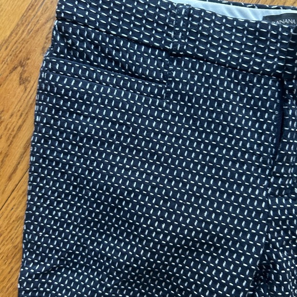 Navy and White textured Pants - Picture 2 of 7